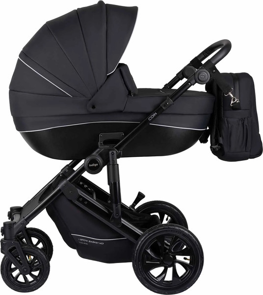 Изображение товара Детская универсальная коляска INDIGO Coin 2 в 1 (черный)