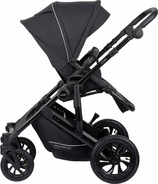 Изображение товара Детская универсальная коляска INDIGO Coin 2 в 1 (черный)