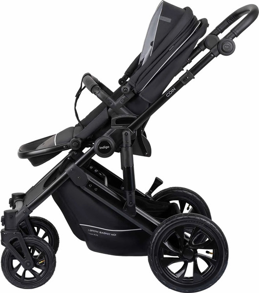 Изображение товара Детская универсальная коляска INDIGO Coin 2 в 1 (черный)
