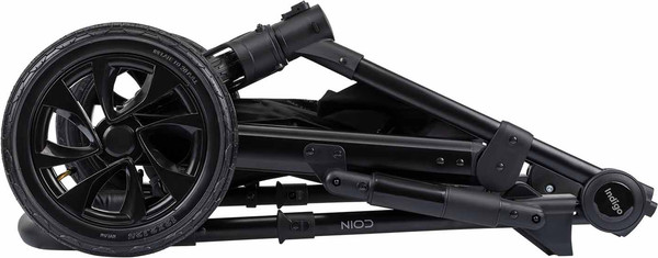 Изображение товара Детская универсальная коляска INDIGO Coin 3 в 1 (темно-серый)