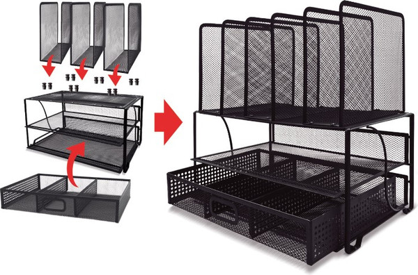 Изображение товара Органайзер настольный Brauberg 272474 (черный)