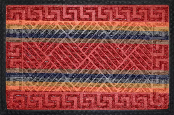 Изображение товара Коврик грязезащитный ComeForte Уют Мультиколор 80x120 (бордовый)