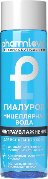 Изображение товара Мицеллярная вода Pharmlevel Гиалурол (250мл)