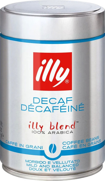 Изображение товара Кофе в зернах illy Decafeinated (250г)