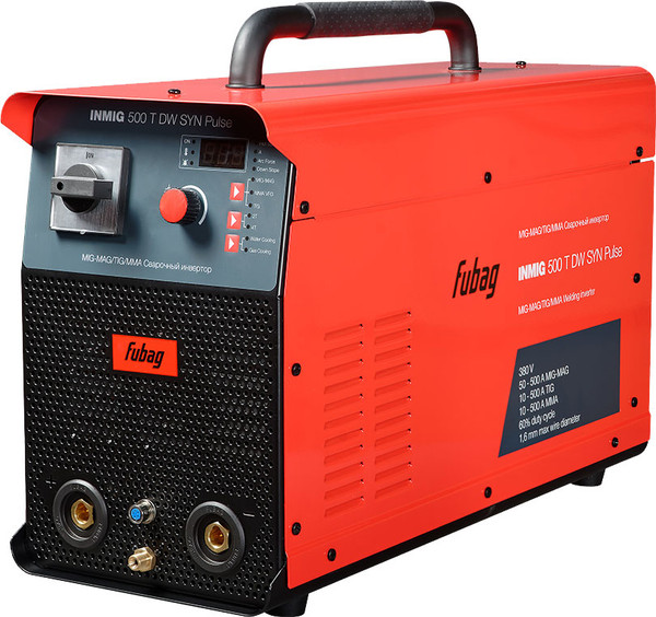 Изображение товара Полуавтомат сварочный Fubag Inmig 500T DW SYN Pulse+Drive Inmig DW SYN Pulse+Горелка FB 400 (31443.8)