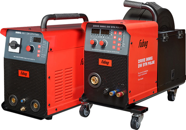 Изображение товара Полуавтомат сварочный Fubag Inmig 500T DW SYN Pulse+Drive Inmig DW SYN Pulse+Горелка FB 400 (31443.8)