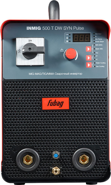 Изображение товара Полуавтомат сварочный Fubag Inmig 500T DW SYN Pulse+Drive Inmig DW SYN Pulse+Горелка FB 400 (31443.8)