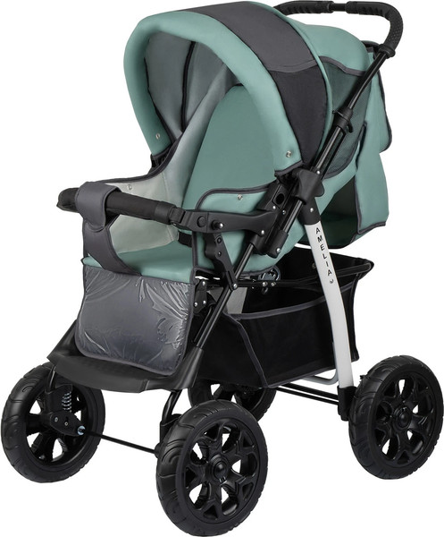 Изображение товара Детская универсальная коляска Alis Amelia I (Am 12, серый/шалфей)