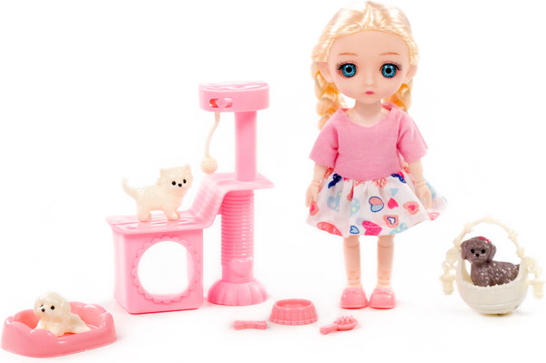 Изображение товара Кукла с аксессуарами Полесье Маша в платье / 03359