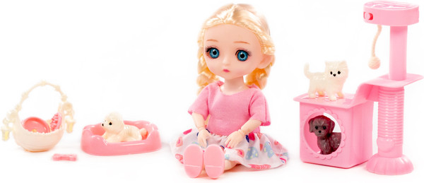 Изображение товара Кукла с аксессуарами Полесье Маша в платье / 03359