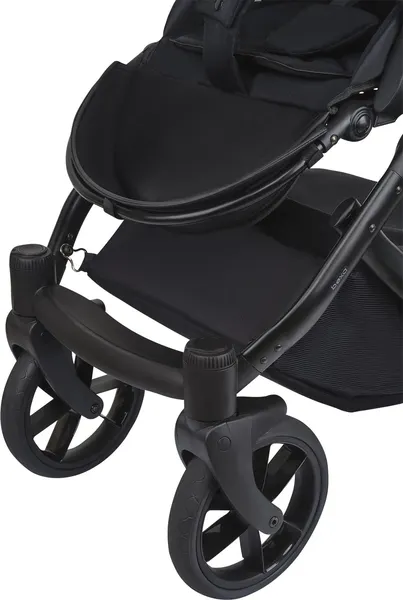 Изображение товара Детская универсальная коляска Bexa Ideal Eco 2 в 1 (IE 01, черный/черная кожа)