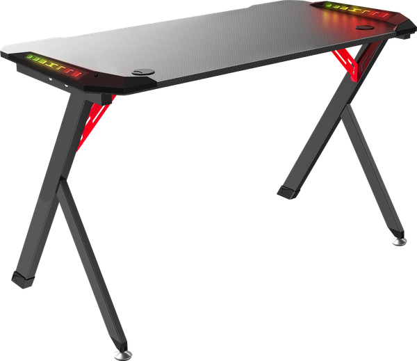Изображение товара Геймерский стол Defender Platinum RGB / 64302 (черный)