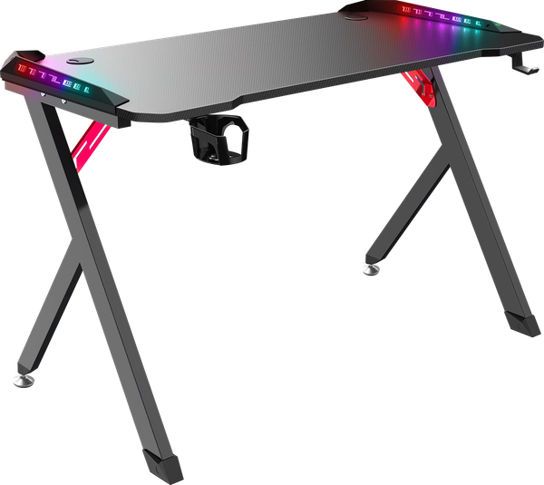 Изображение товара Геймерский стол Defender Platinum RGB / 64302 (черный)