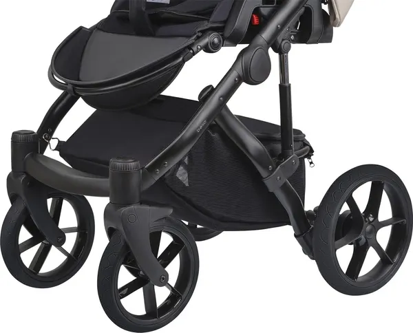 Изображение товара Детская универсальная коляска Bexa Ideal Eco 2 в 1  (IE 02, черный/светло-бежевая кожа)