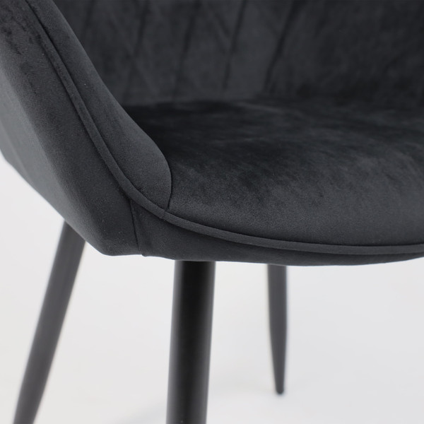 Изображение товара Стул AksHome Pablo (черный велюр HLR-66/черный)
