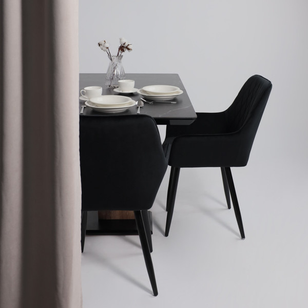 Изображение товара Стул AksHome Pablo (черный велюр HLR-66/черный)
