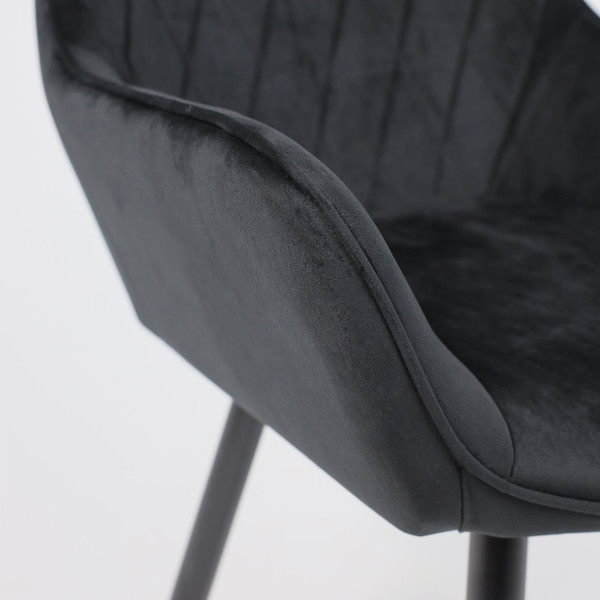 Изображение товара Стул AksHome Pablo (черный велюр HLR-66/черный)
