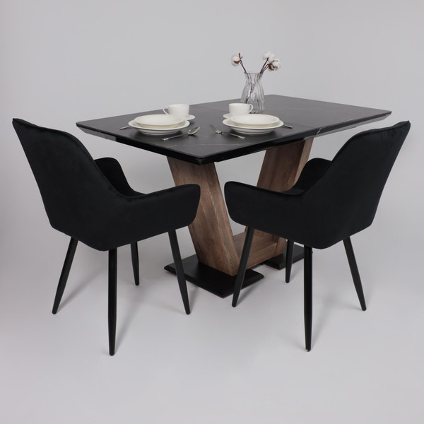 Изображение товара Стул AksHome Pablo (черный велюр HLR-66/черный)