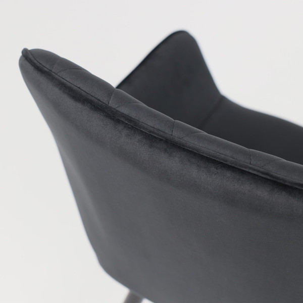 Изображение товара Стул AksHome Pablo (черный велюр HLR-66/черный)