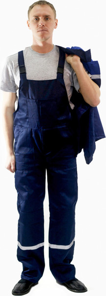 Изображение товара Комплект рабочей одежды Барсегян Л.Р. Рабочий-2 (р.48-50, 170-176, темно-синий/василек)