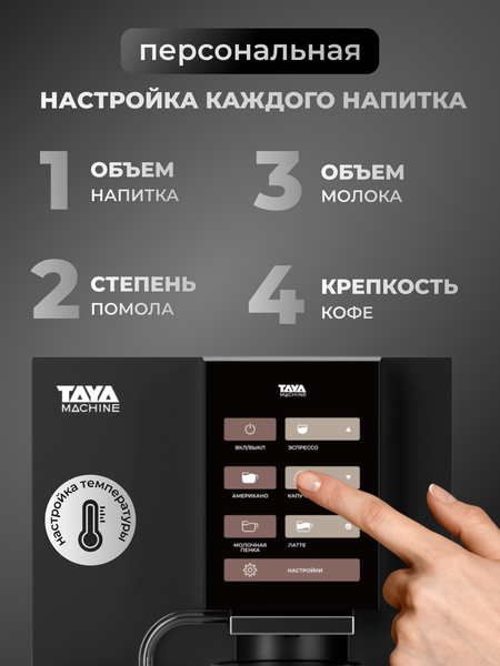 Изображение товара Кофемашина TAYA machine R3 / TAYA-R3S