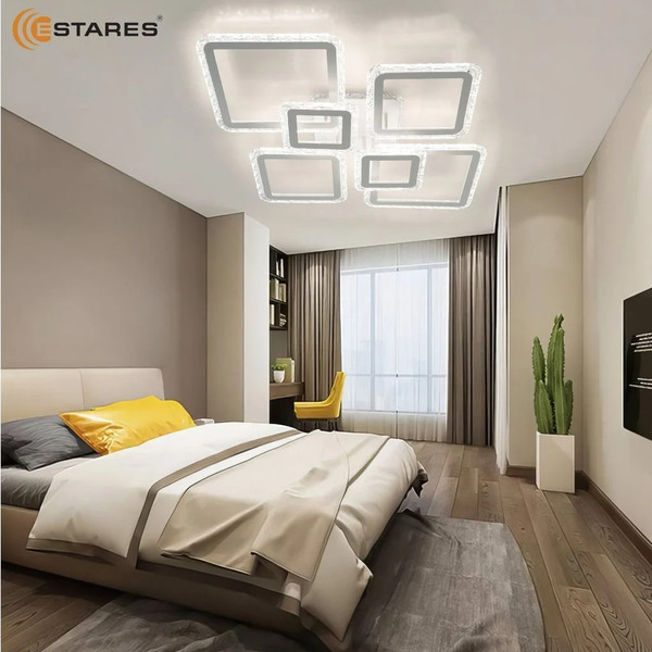 Изображение товара Люстра Estares Oval Ice RGB 180W 7S-APP-960x750x110-WHITE/CLEAR-220-IP20