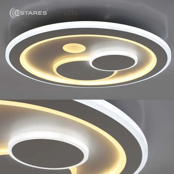 Изображение товара Люстра Estares Boom 100W R-APP-480x60-WHITE/WHITE-220-IP20