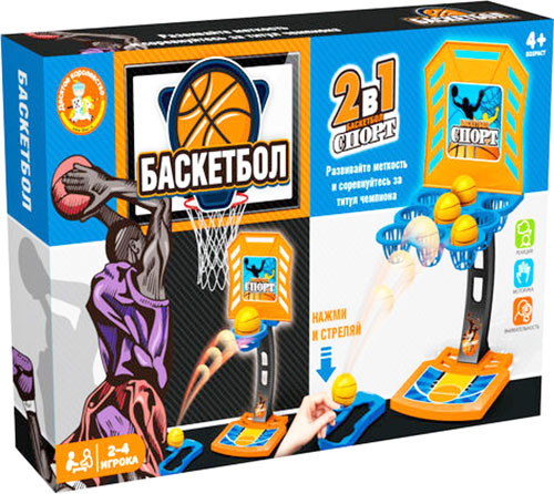 Изображение товара Настольная игра Десятое королевство Баскетбол 2 в 1 / 70021