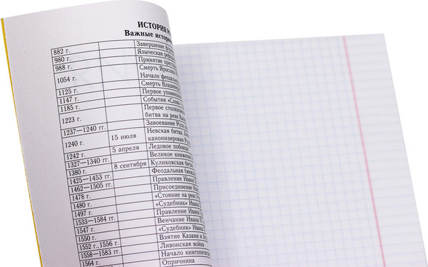 Изображение товара Тетрадь предметная Listoff Color Drop. История / ТТФ488046