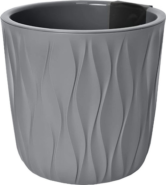 Изображение товара Кашпо Полимербыт Desert / 4386505 (серый)