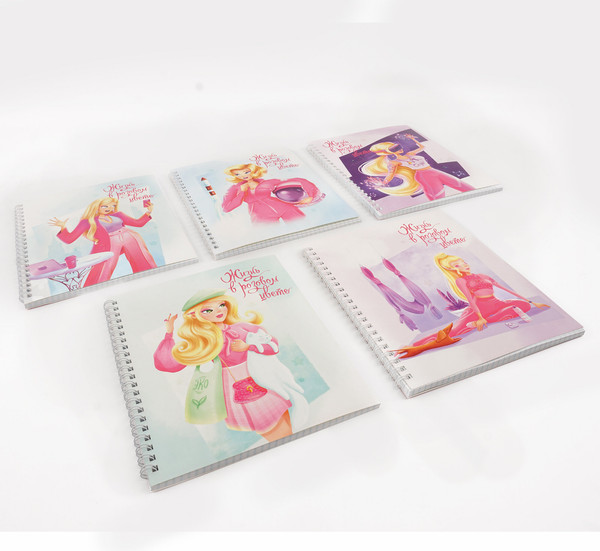 Изображение товара Тетрадь Listoff Жизнь в розовом цвете / ТСБ488816