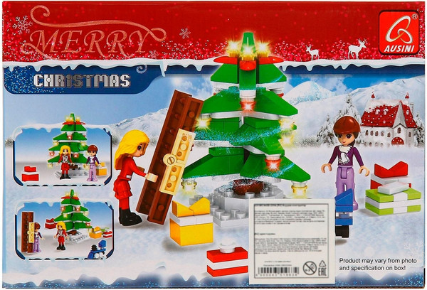 Изображение товара Конструктор Ausini Украшение елки 25325 / 4351963 (125эл)