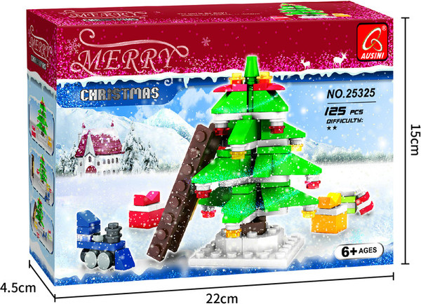 Изображение товара Конструктор Ausini Украшение елки 25325 / 4351963 (125эл)