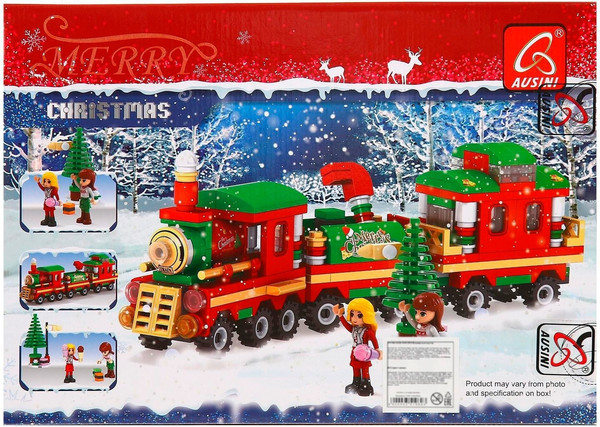 Изображение товара Конструктор Ausini Поезд чудес 25524 / 4351960 (266эл)