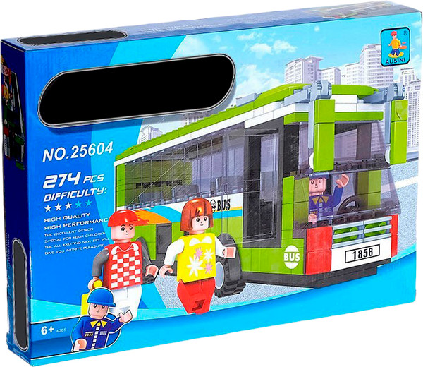 Изображение товара Конструктор Ausini Автобус 25604 / 576140 (274эл)