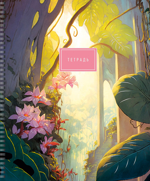 Изображение товара Тетрадь Listoff Тропические джунгли / ТСФ808813