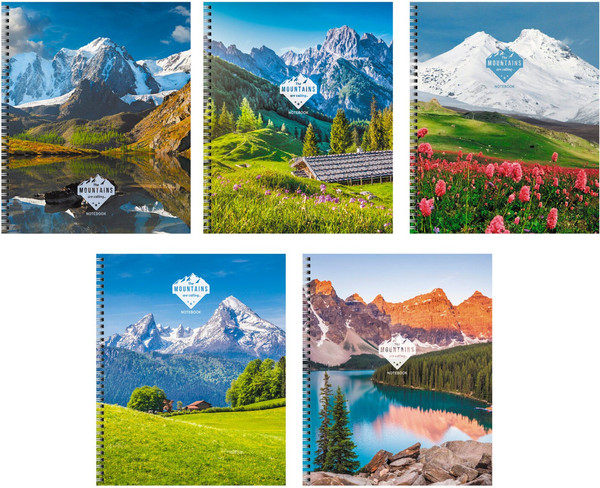 Изображение товара Тетрадь Listoff Горные вершины / ТС808561