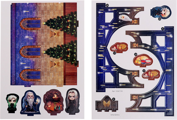 Изображение товара Конструктор Unicon 3D Волшебный зал / 10367193 (38эл)