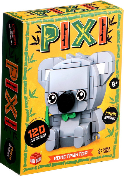 Изображение товара Микроконструктор Unicon Pixi. Коала 1011A-1 / 10114281 (120эл)