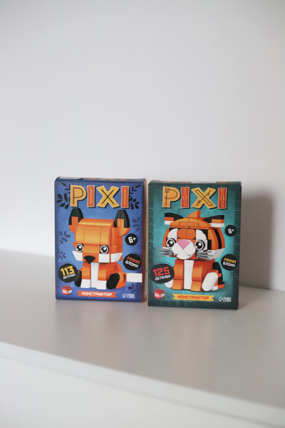 Изображение товара Микроконструктор Unicon Pixi. Тигрик 1011A-8 / 10114288 (125эл)