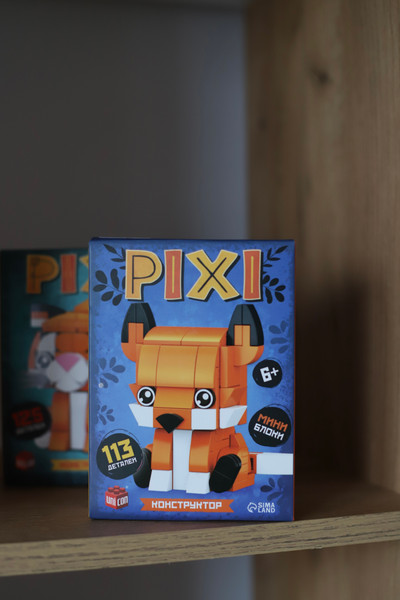 Изображение товара Микроконструктор Unicon Pixi. Тигрик 1011A-8 / 10114288 (125эл)