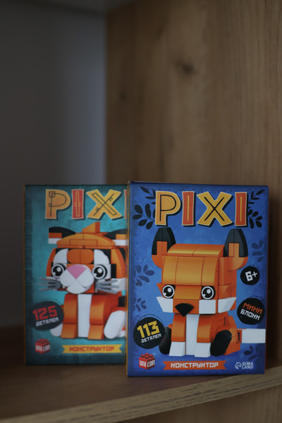 Изображение товара Микроконструктор Unicon Pixi. Лисенок 1011A-5 / 10114285 (113эл)