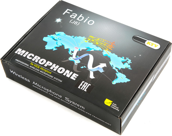 Изображение товара Радиосистема микрофонная Fabio J8 BK