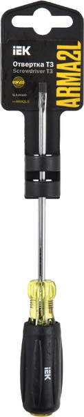 Изображение товара Отвертка IEK A2L5-SC10-T3-SL-40-100