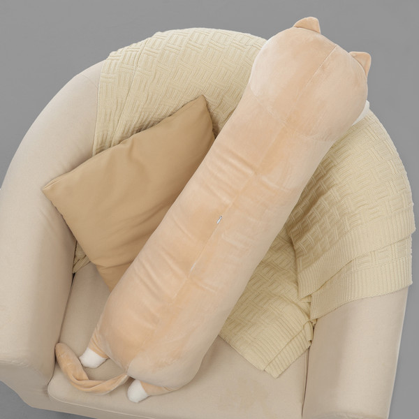 Изображение товара Подушка-игрушка Sima-Land Кот / 10628017 (бежевый)