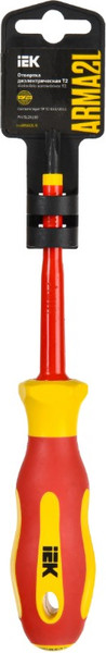 Изображение товара Отвертка IEK A2L5-SC30-T2-HS-20-100