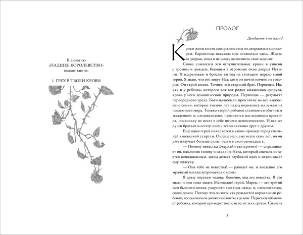 Изображение товара Книга О2 Падшее королевство. 1. Грех в твоей крови, твердая обложка (Мюллер-Браун Дана)