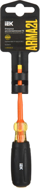 Изображение товара Отвертка IEK A2L5-SC30-T3-SL-25-075