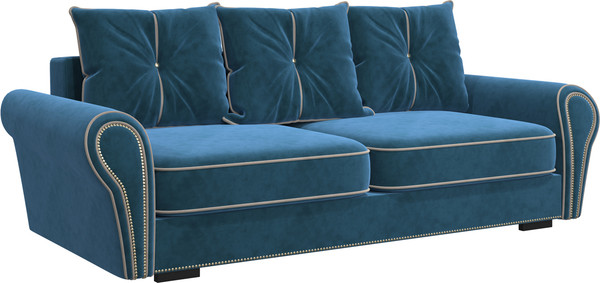 Изображение товара Диван Bravo Мебель Орди-2 Стандарт 1 вариант (глубокий синий/бежевый)