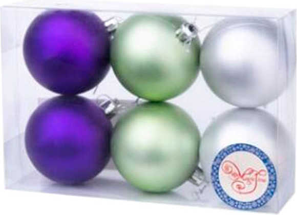 Изображение товара Набор шаров новогодних MONAMI ST23-7878 (6шт)